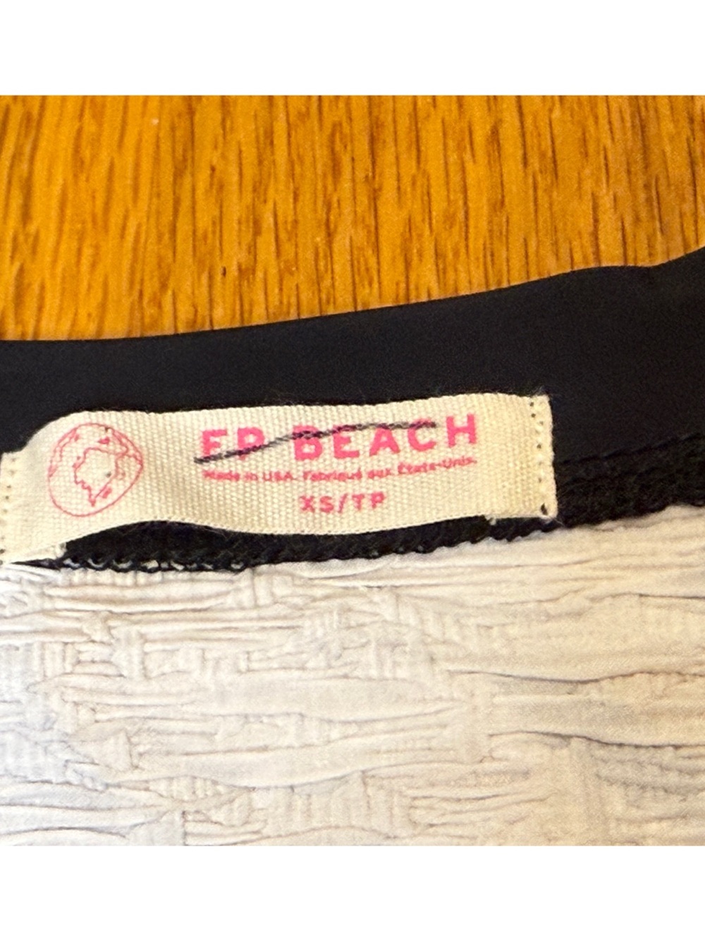 Free People FP Beach Sonny Printed Tee Bikini Top NWOT - Picture 6 of 7